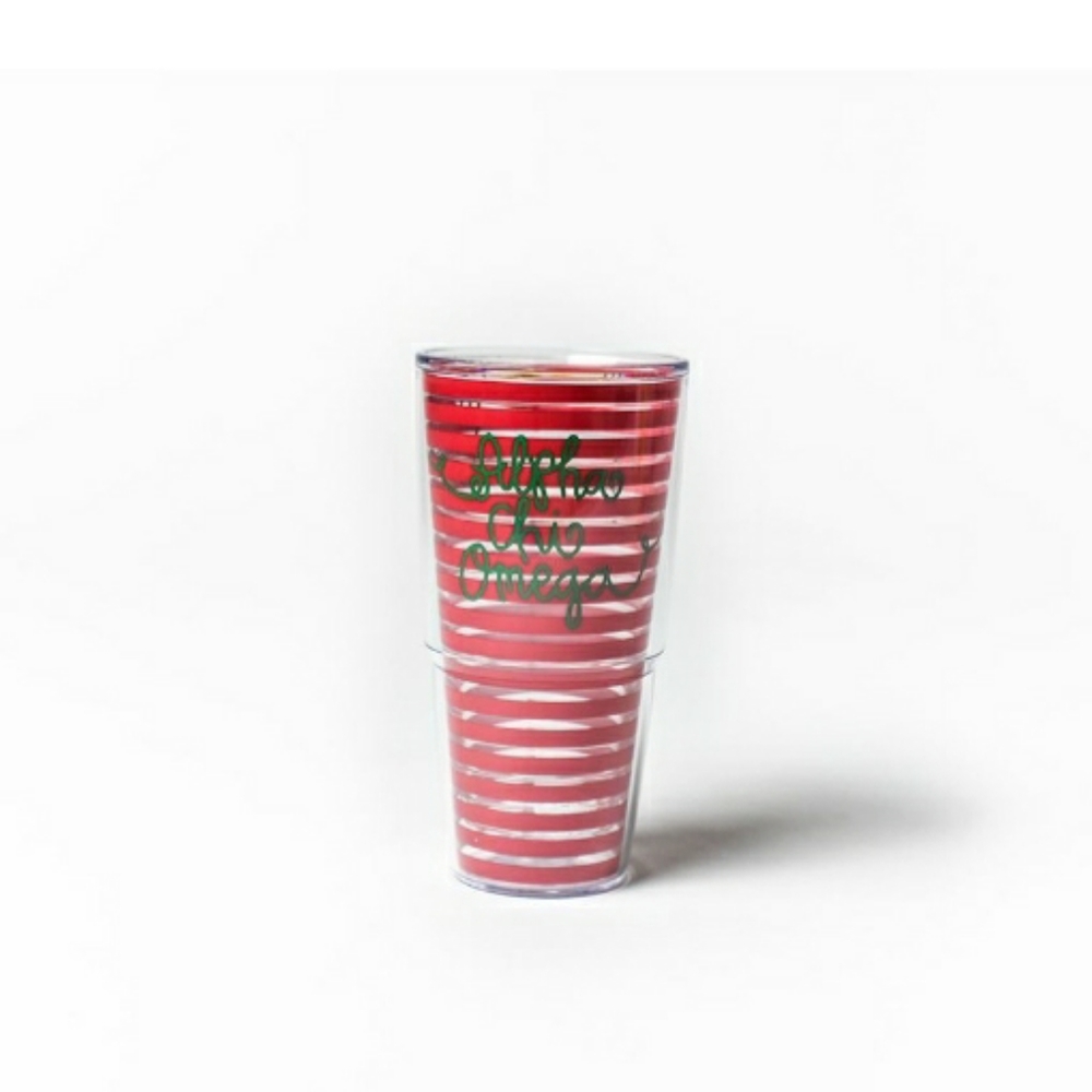 Alpha Chi Omega Sorority 24 oz Tervis Tumbler Cup